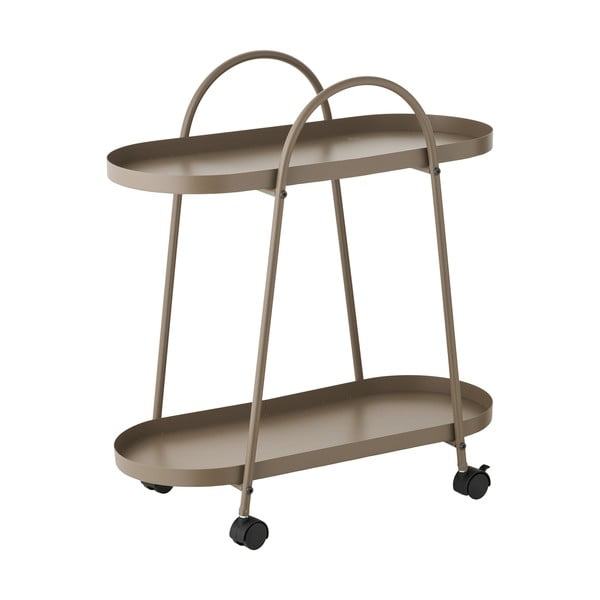 Metalna kolica za posluživanje na kotačima 27,5x60 cm Empoli – House Nordic