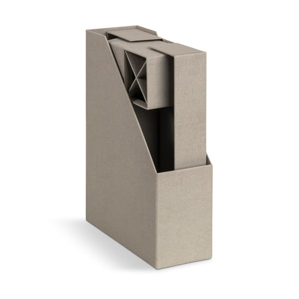 Kartonski uredski organizatori u setu 4 kom Hugo Canvas Paper Laminate – Bigso-image-3