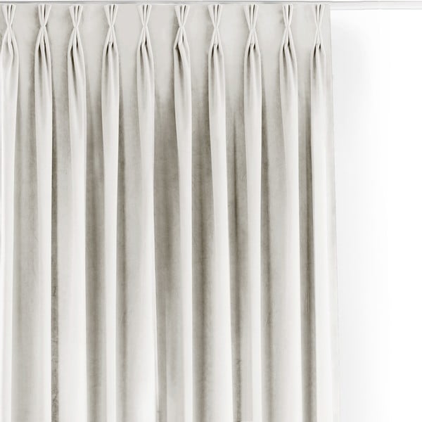 Krem zavjesa za djelomično zamračenje od samta 265x250 cm Velto – Filumi-image-4