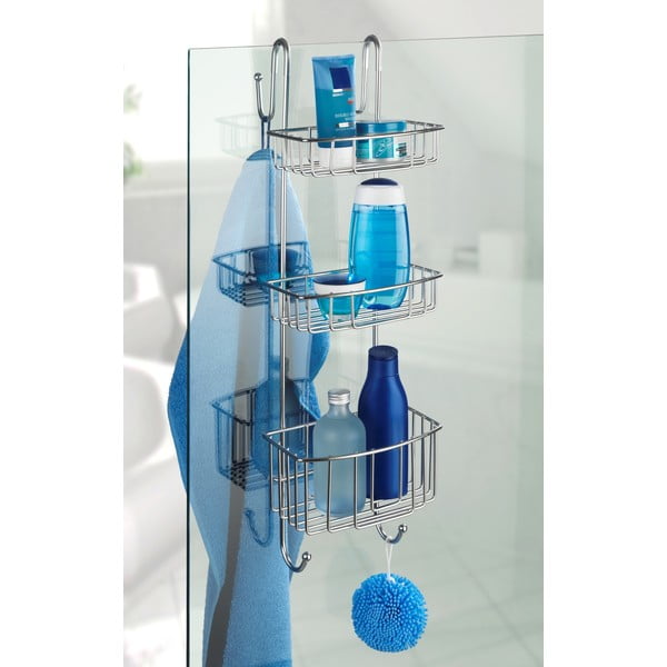 Troetažna viseća polica za tuš Wenko Olesi-image-1