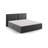 Tamno sivi boxspring krevet s prostorom za pohranu 180x200 cm Arendal – Cosmopolitan Design