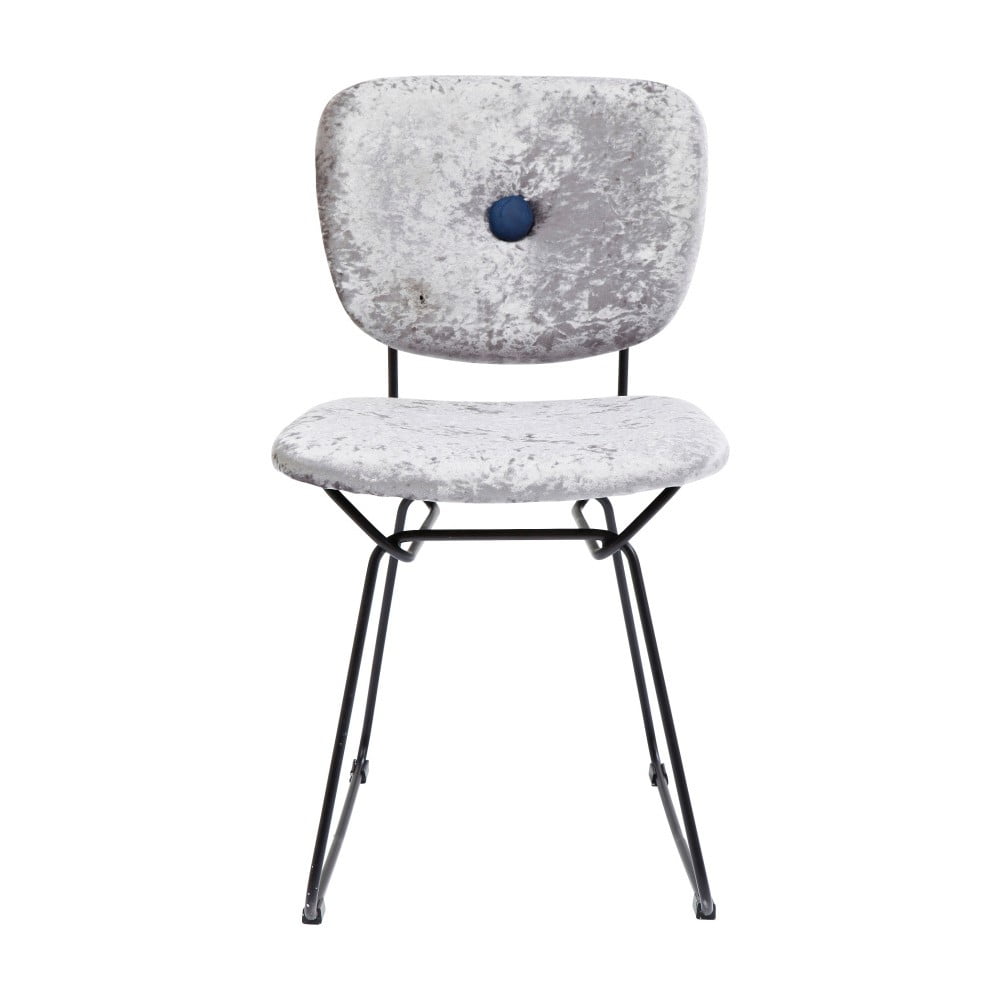 Siva blagovaonska stolica s čeličnom konstrukcijom Kare Design Malmö
