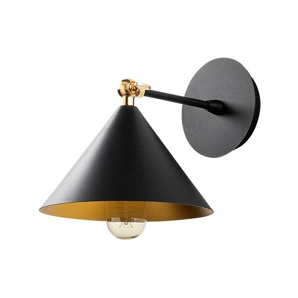 Crna zidna lampa Berceste – Opviq lights