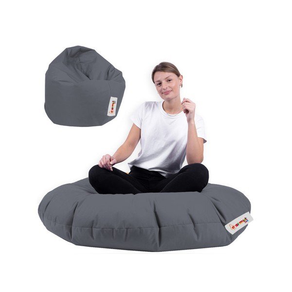 Tamno siva vrtna vreća za sjedenje Lyzi – Floriane Garden-image-3