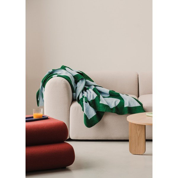 Zelena/plava deka 150x200 cm Gilli – noo.ma-image-3