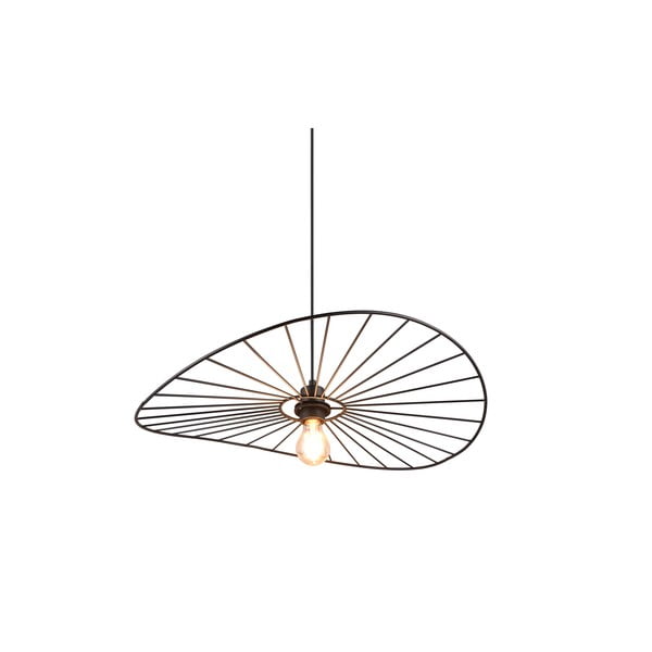 Mat crna viseća svjetiljka ø 60 cm Chapeau – Reality-image-4