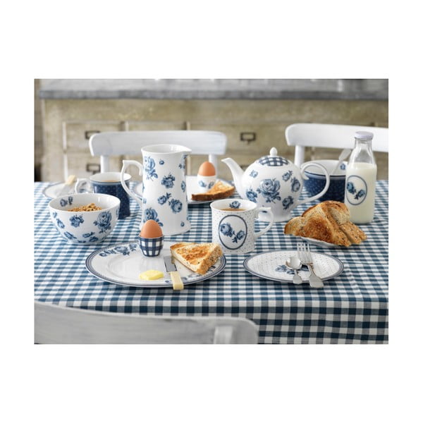 Set od 6 plutanih podmetača Creative Tops Vintage Indigo, 10,5 x 10,5 cm-image-2