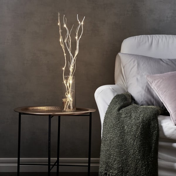Bijeli svjetlosni ukras ø 8 cm Willow – Star Trading-image-1