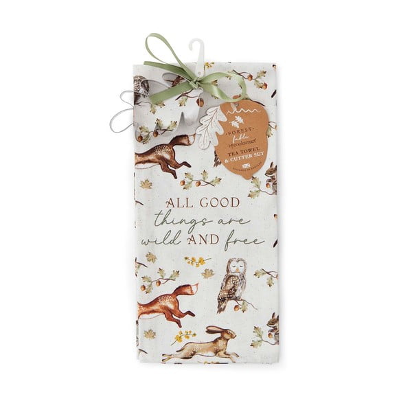 Pamučna kuhinjska krpa 2 kom 45x65 cm Forest Fable – Cooksmart ®