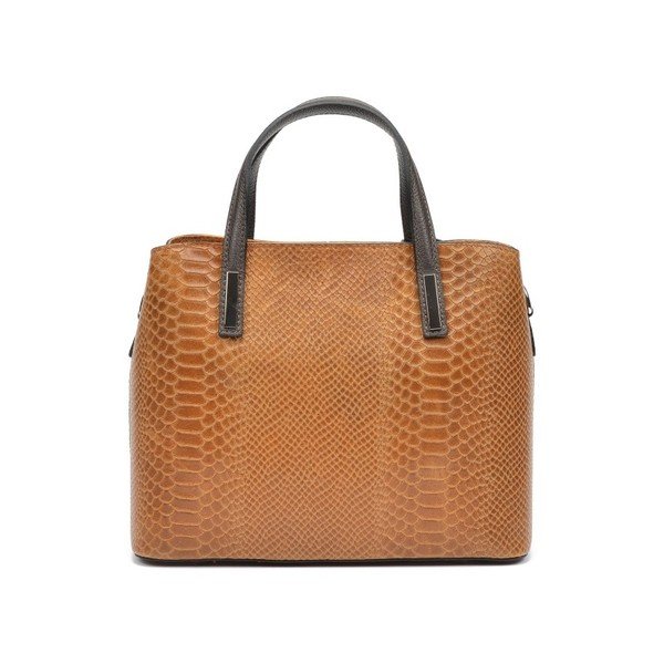 Konjak smeđa kožna torba Robert M Muriell-image-3