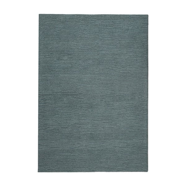 Prljavo plavi ručno rađen vunen tepih 160x230 cm Harris Boucle – Flair Rugs
