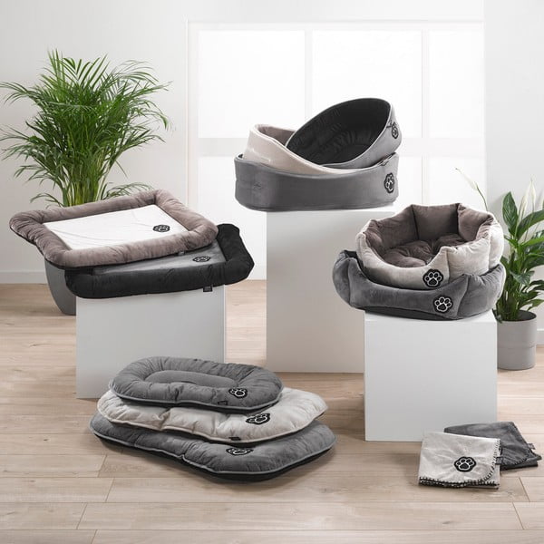 Svjetlo smeđi krevet za pse ø 50 cm – Love Story-image-1