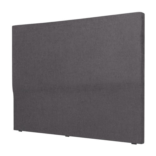 Tamno sivo uzglavlje Cosmopolitan design Napulj, širina 142 cm