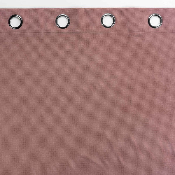 Ružičasta zavjesa od samta 140x260 cm Velouriane – douceur d'intérieur-image-2