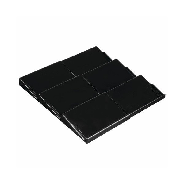 Crni organizator ladica s podesivom širinom InterDesign Linus-image-4