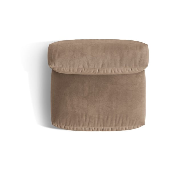 Svjetlo smeđa baršunasti modularna sjedeća garnitura (srednji modul ) Martina – Micadoni -image-3