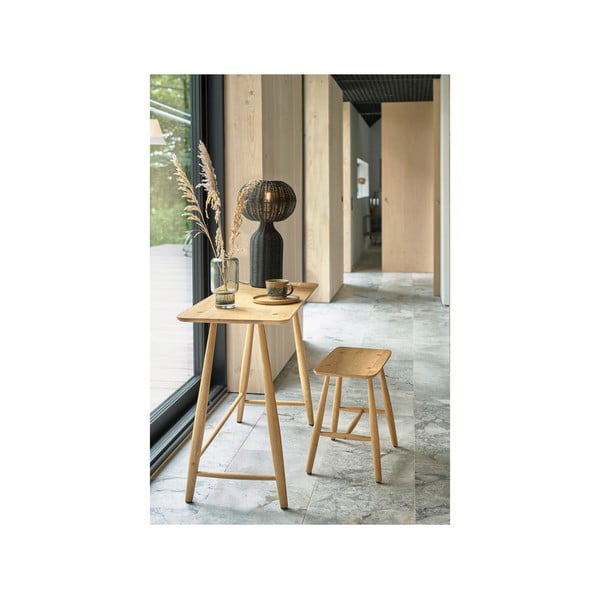 Crna stolna lampa sa sjenilom od ratana (visina 43 cm) Werna – Villa Collection-image-4