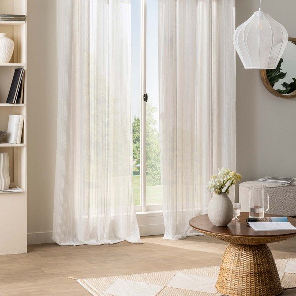 Bijela zavjesa 140x260 cm Zaho – douceur d'intérieur-image-2