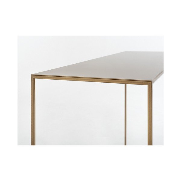 Metalni konzolni stol u zlatnoj boji CustomForm Tensio, 100 x 35 cm-image-3