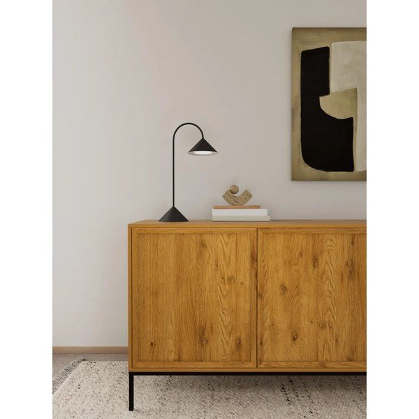 Komoda u dekoru hrasta u prirodnoj boji 158x80x40 cm Palmdale – Actona-image-2