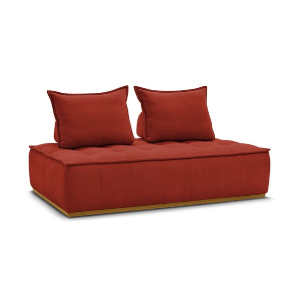 Ciglasta sofa od šenila 175 cm Elisa – Bobochic Paris-image-3