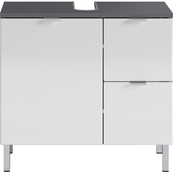 Bijelo-sivi ormarić za umivaonik Germania Mauresa, širina 60 cm-image-2