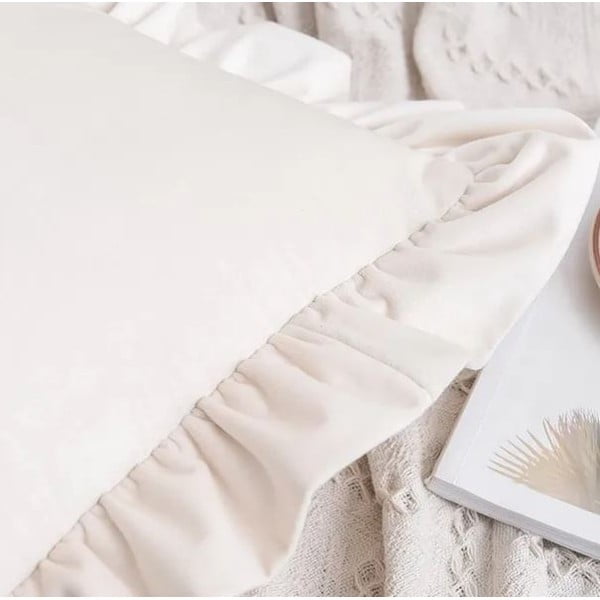 Ukrasna jastučnica od mješavine pamuka 40x40 cm Ruffled – Mila Home-image-2