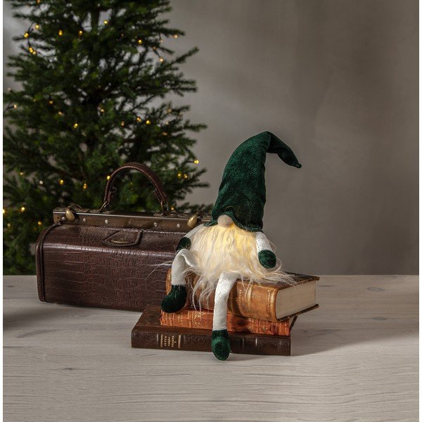 Bijelo-zeleni svjetlosni ukras s božićnim motivom Joylight – Star Trading-image-3