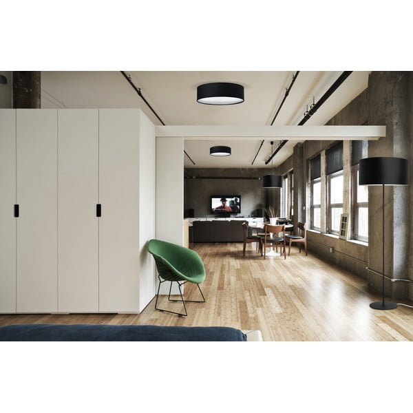 Crna stropna lampa Sotto Luce MIKA, ⌀ 40 cm-image-1