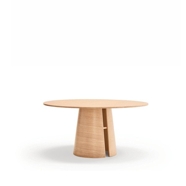 Okrugao blagovaonski stol u dekoru jasena ø 157 cm Cep – Teulat-image-2