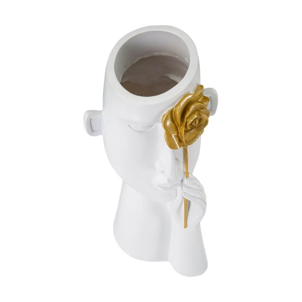 Bijela vaza od polyresina 27 cm Fiore – Mauro Ferretti-image-2