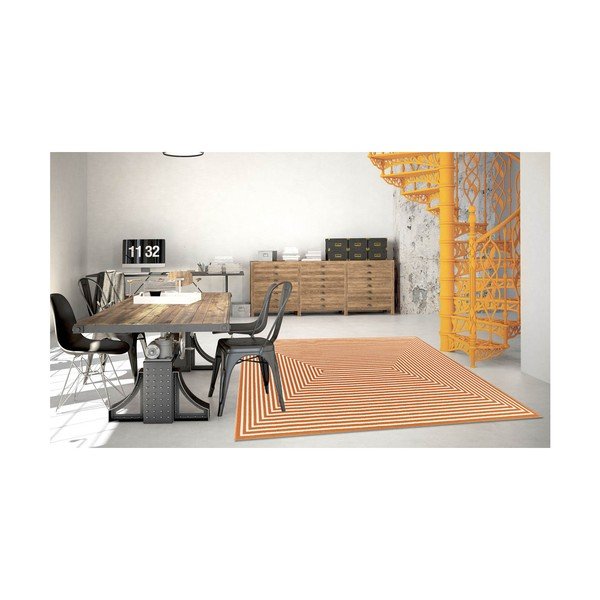 Narančasti vanjski tepih Floorita Braid, 160 x 230 cm-image-4