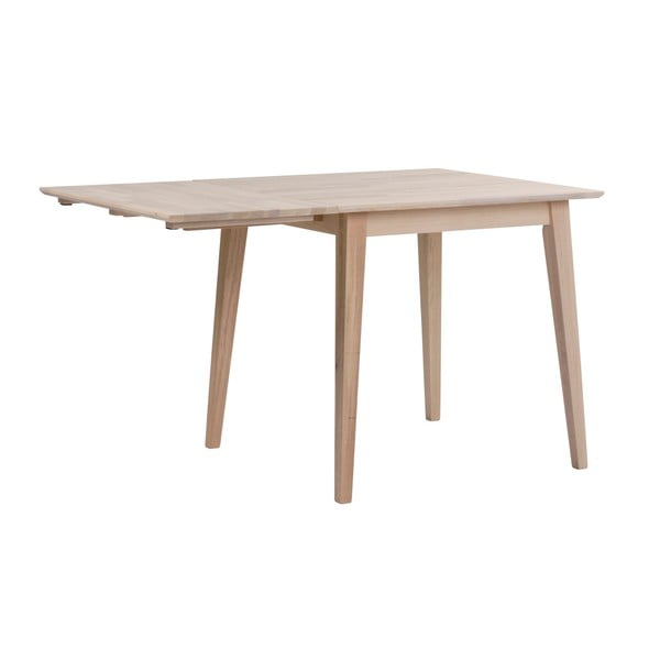 Mat lakirani rasklopivi blagovaonski stol od hrastovine Rowico Mimi, 80 x 80 cm-image-3