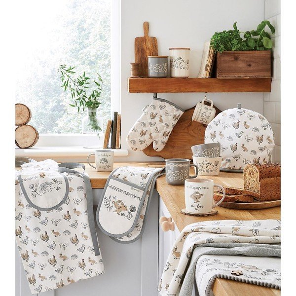 Ručnici i rukavica u setu 4 kom Country Animals – Cooksmart ®-image-2