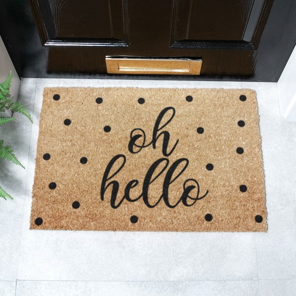 Otirač od kokosovih vlakana 40x60 cm Oh Hello – Artsy Doormats-image-2