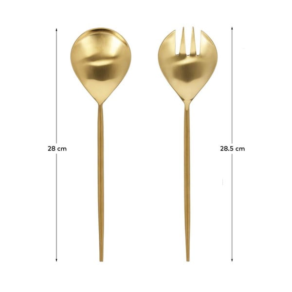 Pribor za salatu 2 kom od nehrđajućeg čelika Lite – Kave Home-image-3