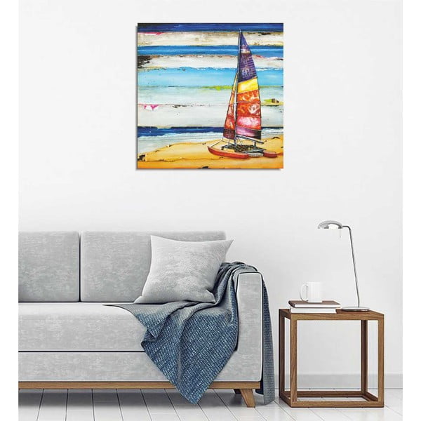 Zidna slika na platnu Boat, 45 x 45 cm-image-1
