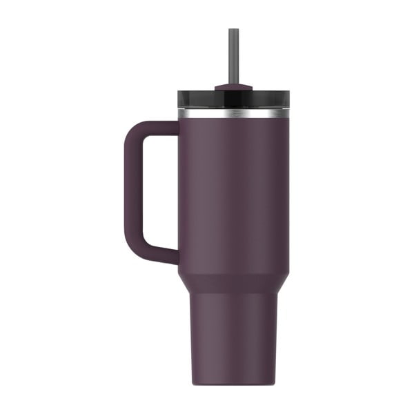 Tamno ljubičasta termosica od nehrđajućeg čelika sa slamkom 1,18 l Quencher H2.0 FlowState Tumbler Plum – Stanley-image-3