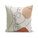 Jastučnica Minimalist Cushion Covers Pastel Drawing Face, 45 x 45 cm