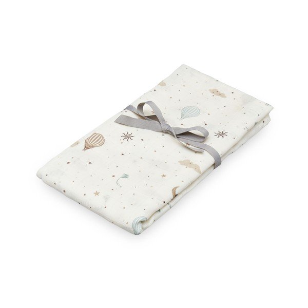 Pelena od organskog pamuka boje slonovače 120x120 cm Dreamland – Cam Cam Copenhagen