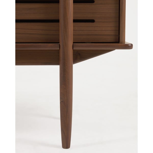 Polica za knjige u dekoru od orahovog drveta Kave Home Carolin, 130 x 169 cm-image-2