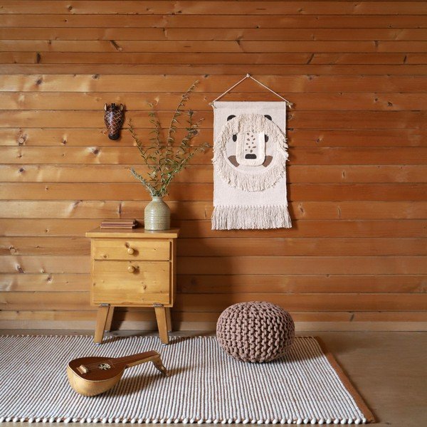 Narančasti tepih s udjelom vune 200x140 cm Bergen - Nattiot-image-1