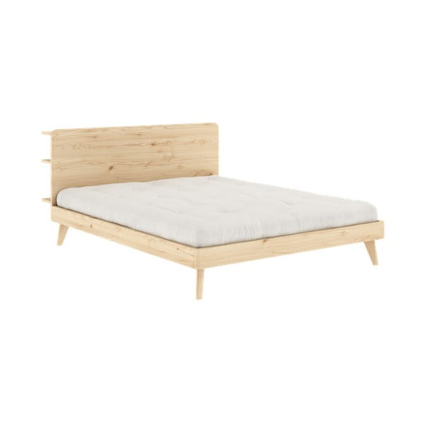 Bračni krevet od borovine s podnicom 160x200 cm Retreat - Karup Design