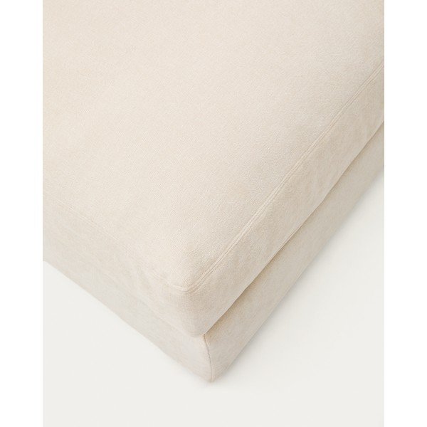 Bež tabure od šenila Alea – Kave Home-image-4