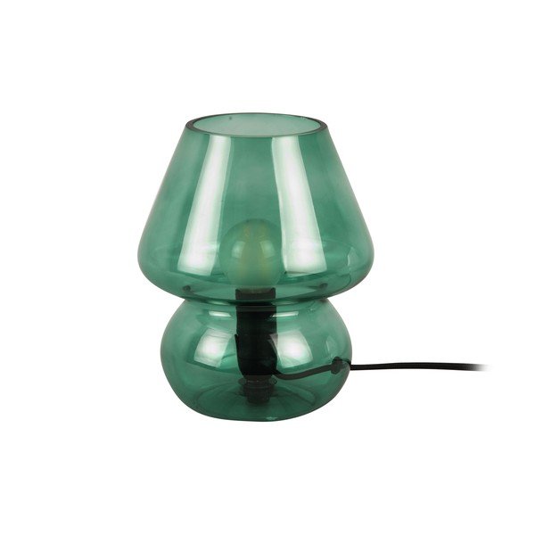 Tamno zelena staklena stolna lampa Leitmotiv Glass, visina 18 cm-image-2
