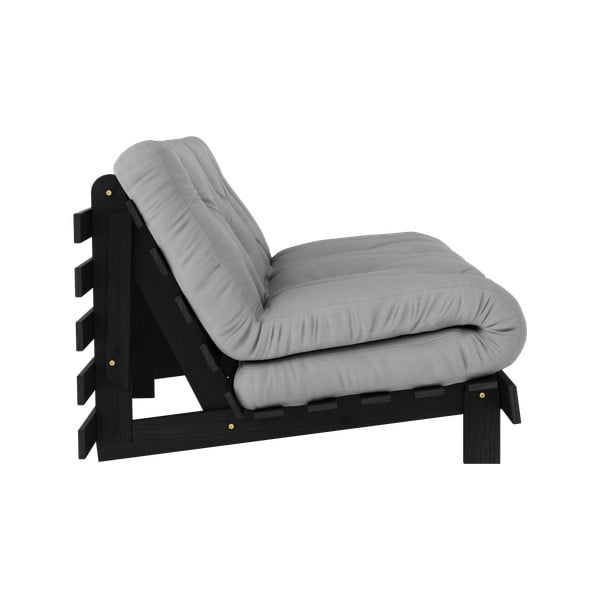 Siva sklopiva sofa 160 cm Roots Black Night – Karup Design-image-4