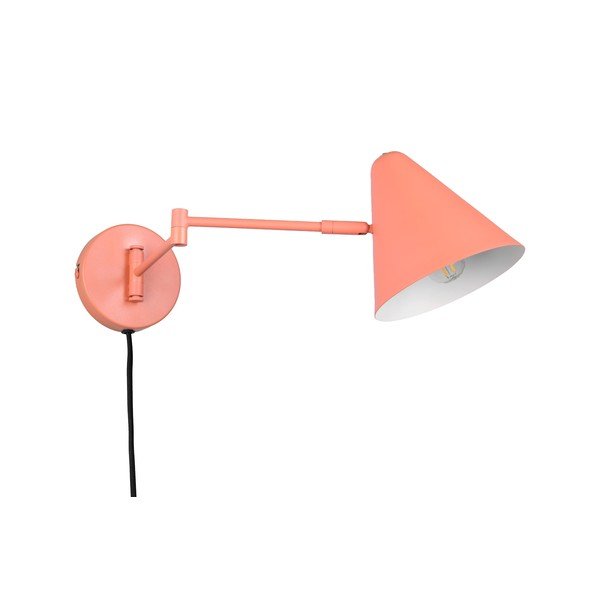 Narančasta zidna lampa sa savitljivom konstrukcijom s utikačem ø 15 cm Cosima – Trio