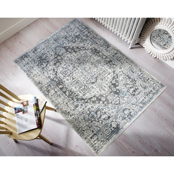 Sivi tepih 80x150 cm Jaipur – Webtappeti-image-1