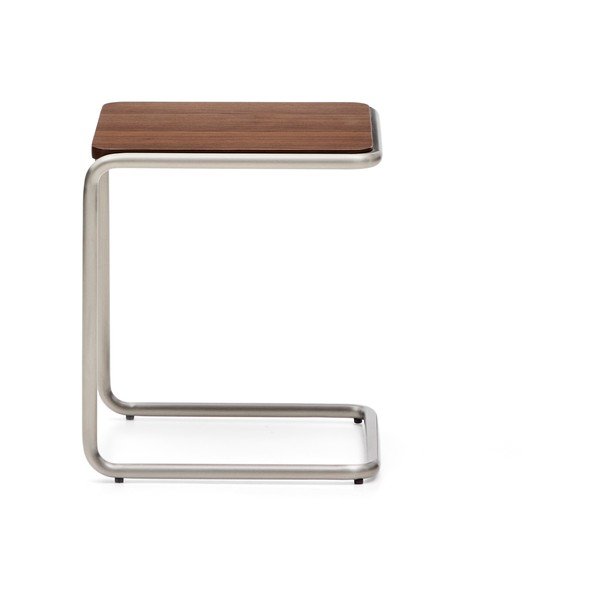 Pomoćni stol u dekoru oraha 42x42 cm Tarsel – Kave Home-image-2