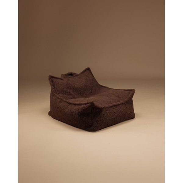 Tamno smeđa vreća za bebe od bouclé tkanine Warm Hazel – Wigiwama-image-2